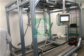 Vacuum cleaner testing machine